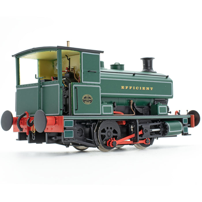 Andrew Barclay 0-4-0ST 14" 'Efficient' in lined green