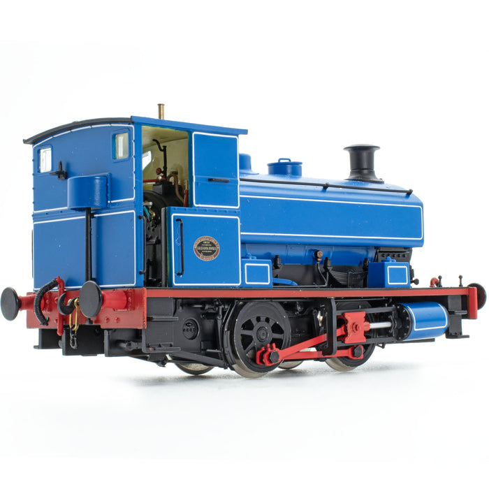 Andrew Barclay 0-4-0ST 14" in lined light blue - unnumbered