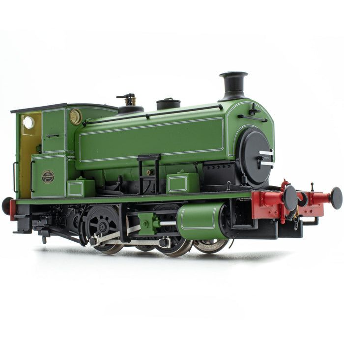 Andrew Barclay 0-4-0ST 16" in lined apple green - unnumbered