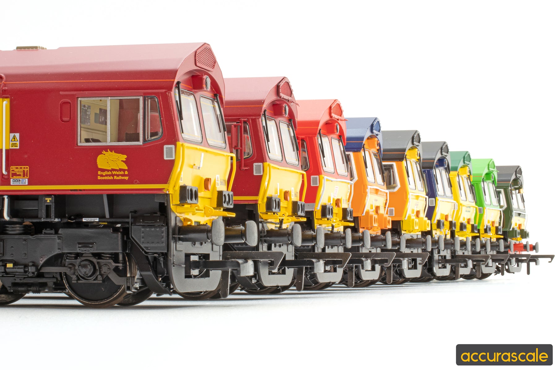 All The Colours Of Route 66 - Class 66 Decorated Samples Revealed