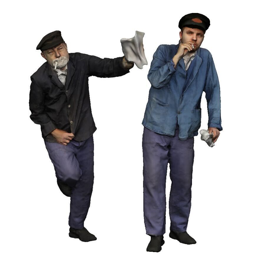GWR 57xx/67xx/8750 Pannier Crew- Driver/Fireman-BR — Accurascale