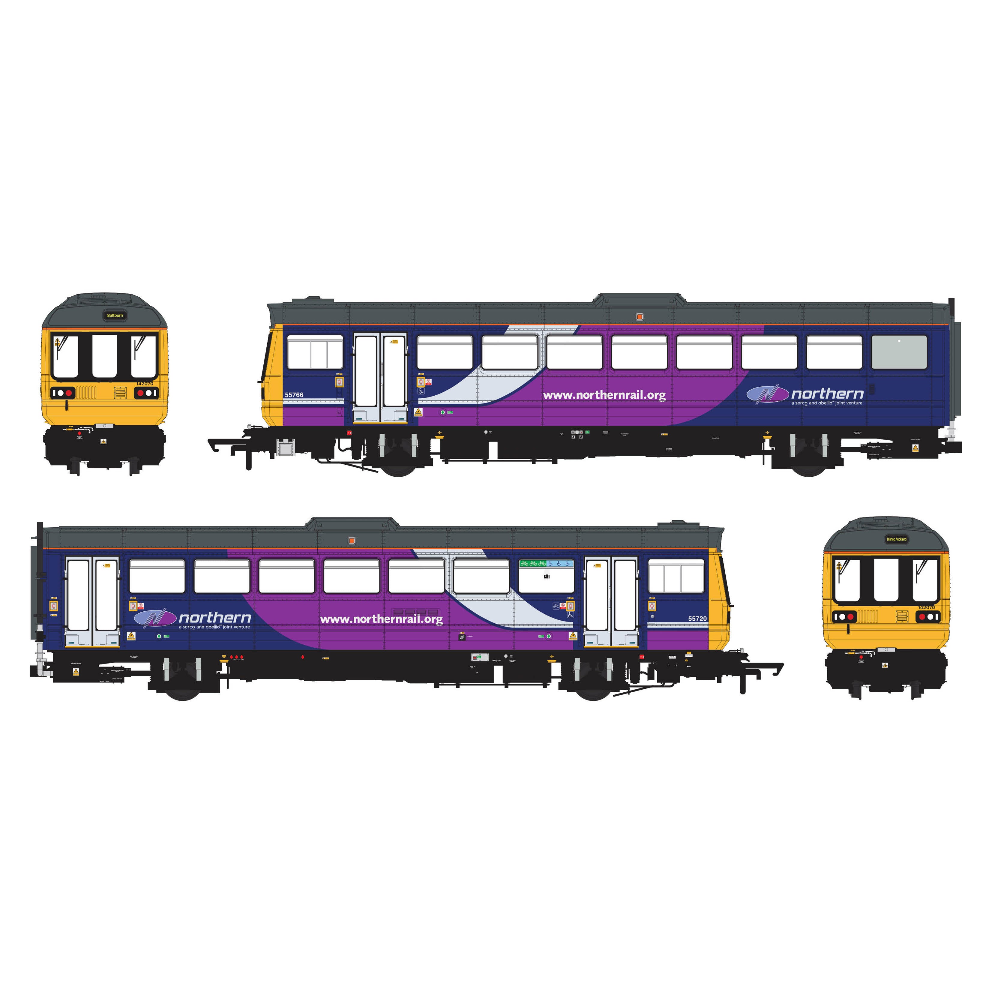Class 142 - Northern - 142070 – Accurascale
