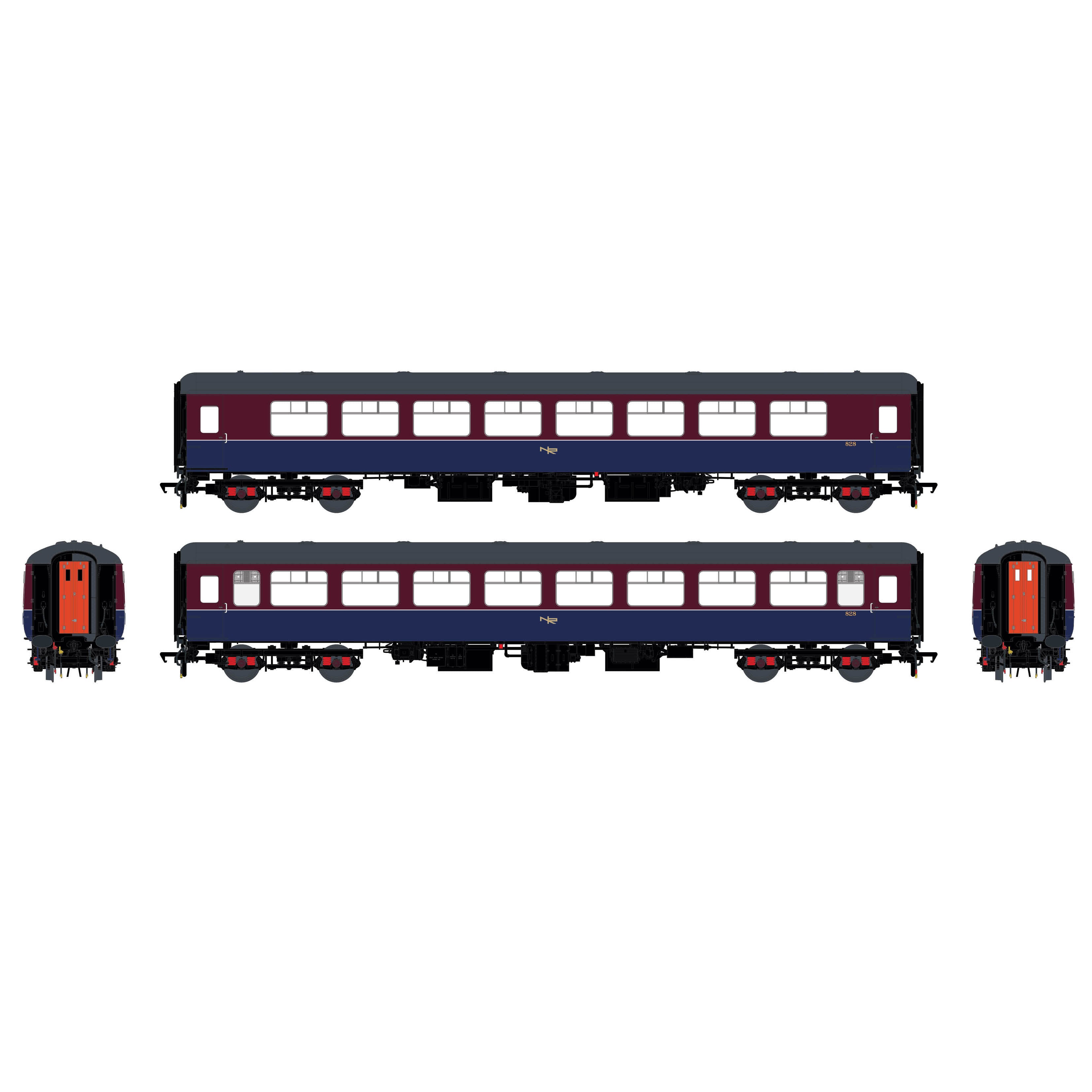 NIR Mk.2c SO 828 NIR Maroon/Blue – Accurascale