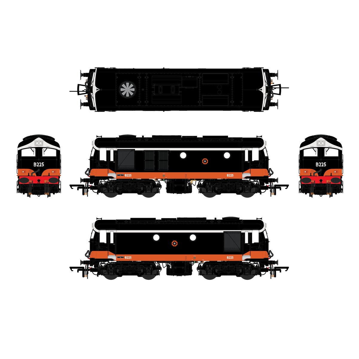 C/201 Class - Black & Tan - revised (GM) - B225 - DCC Sound Fitted ...