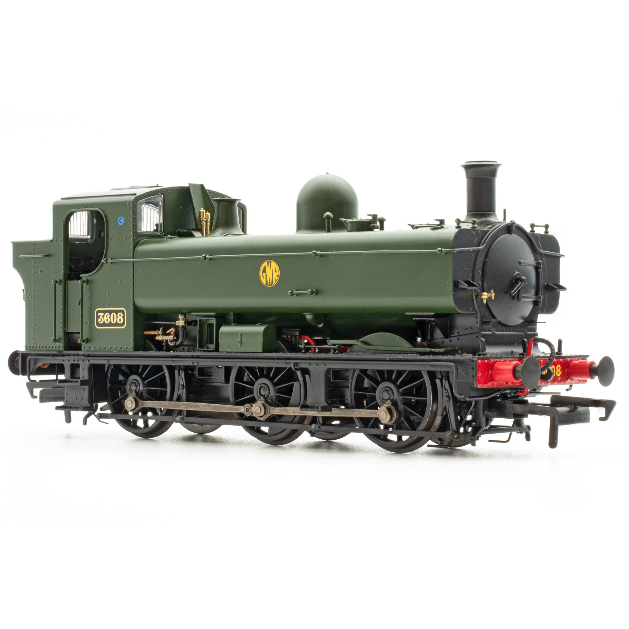 8750 Class - 3608 - GWR Green Shirtbutton -  DCC Sound Fitted