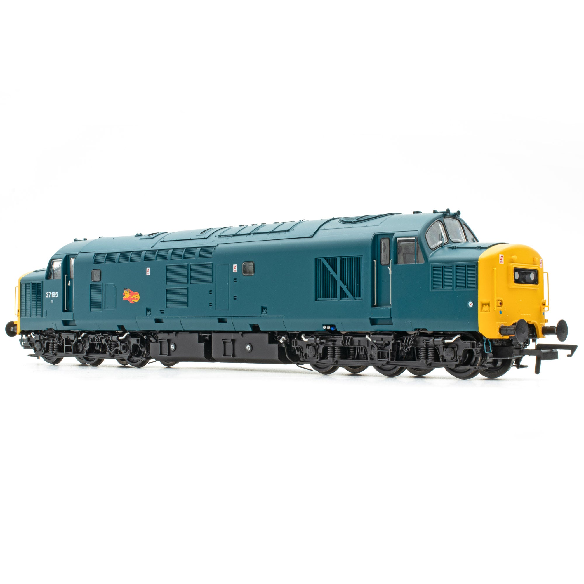 BR Classe 37 - Blu BR (Lucertola della Cornovaglia) - 37185 - Suono DCC