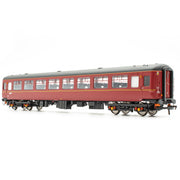 BR Mk.2c (ffenestr fach y toiled) TSO 5569 Maroon (De Cymru a'r Gorllewin)