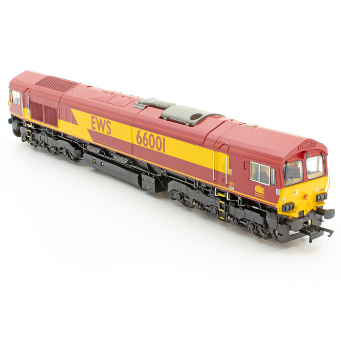 Class 66 - EWS Maroon - 66001 - DCC Sound Fitted