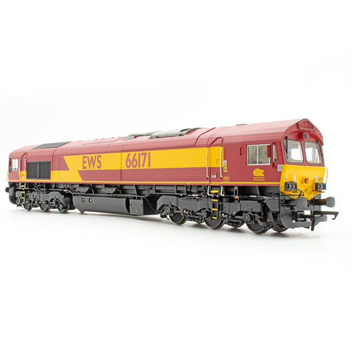 Class 66 - EWS Maroon - 66171 - DCC Sound Fitted