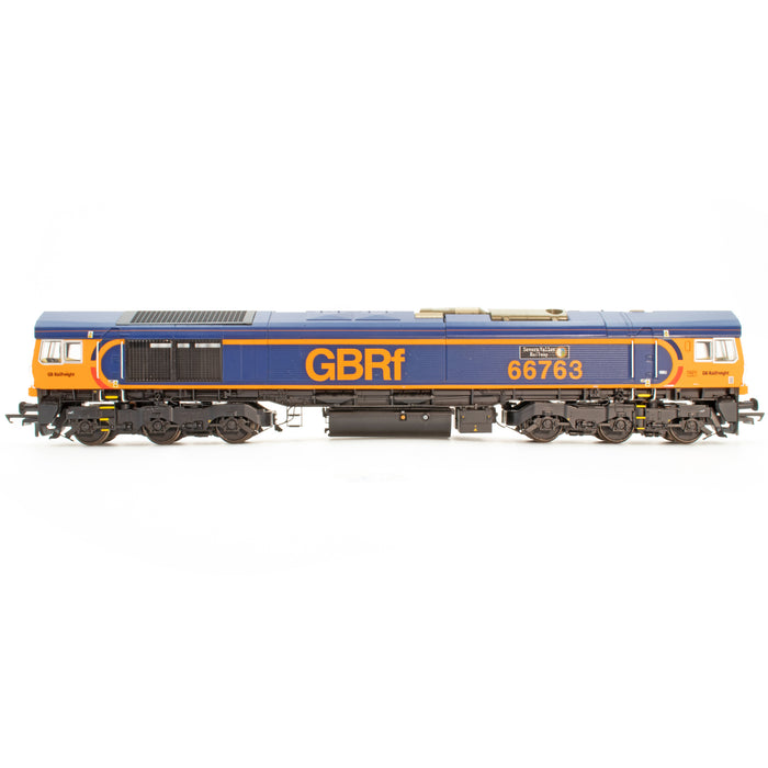 Class 66 - GBRF Blue/Orange - 66763 - DCC Sound Fitted
