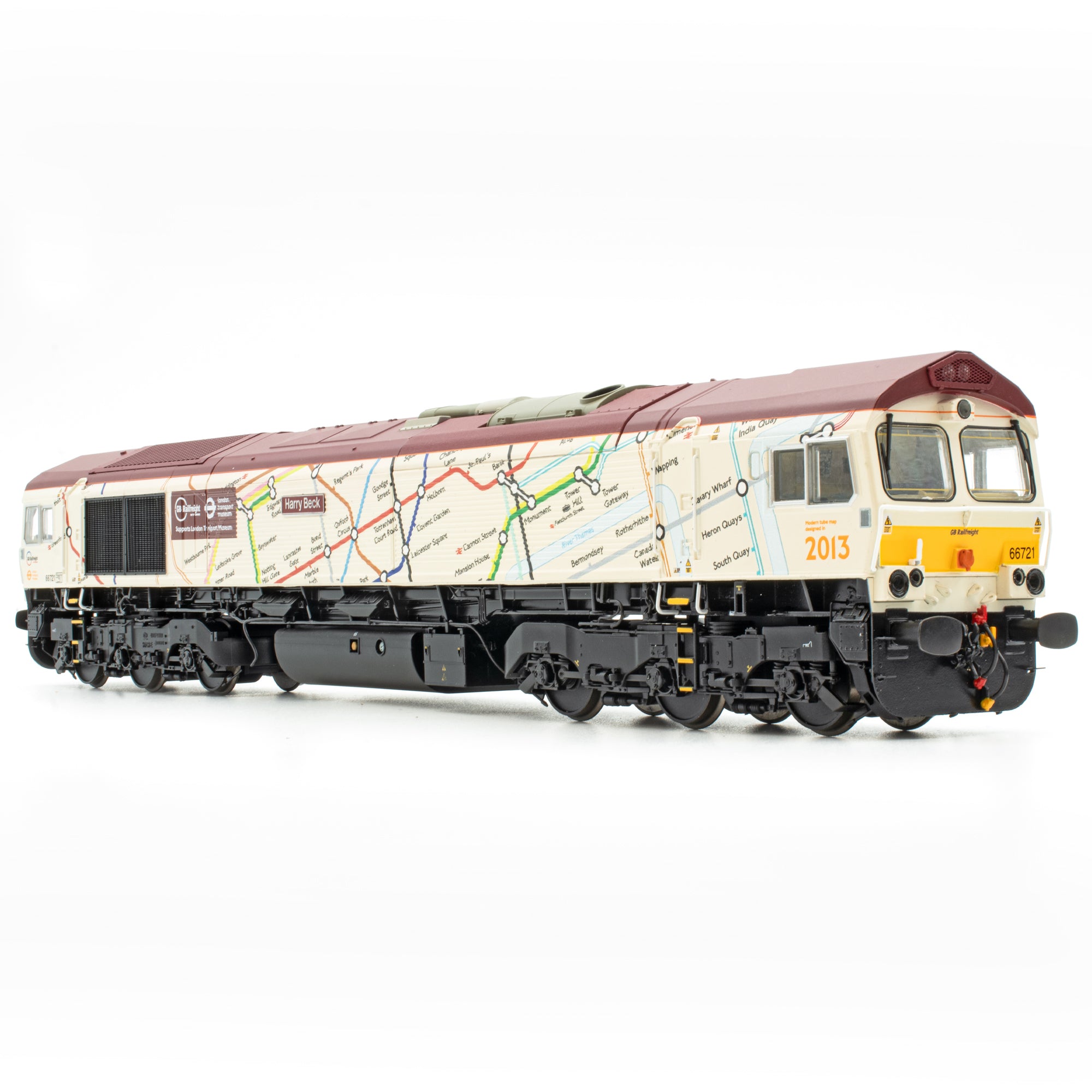 Class 66 - GBRF/LTM White - 66721 - DCC Sound Fitted – Accurascale