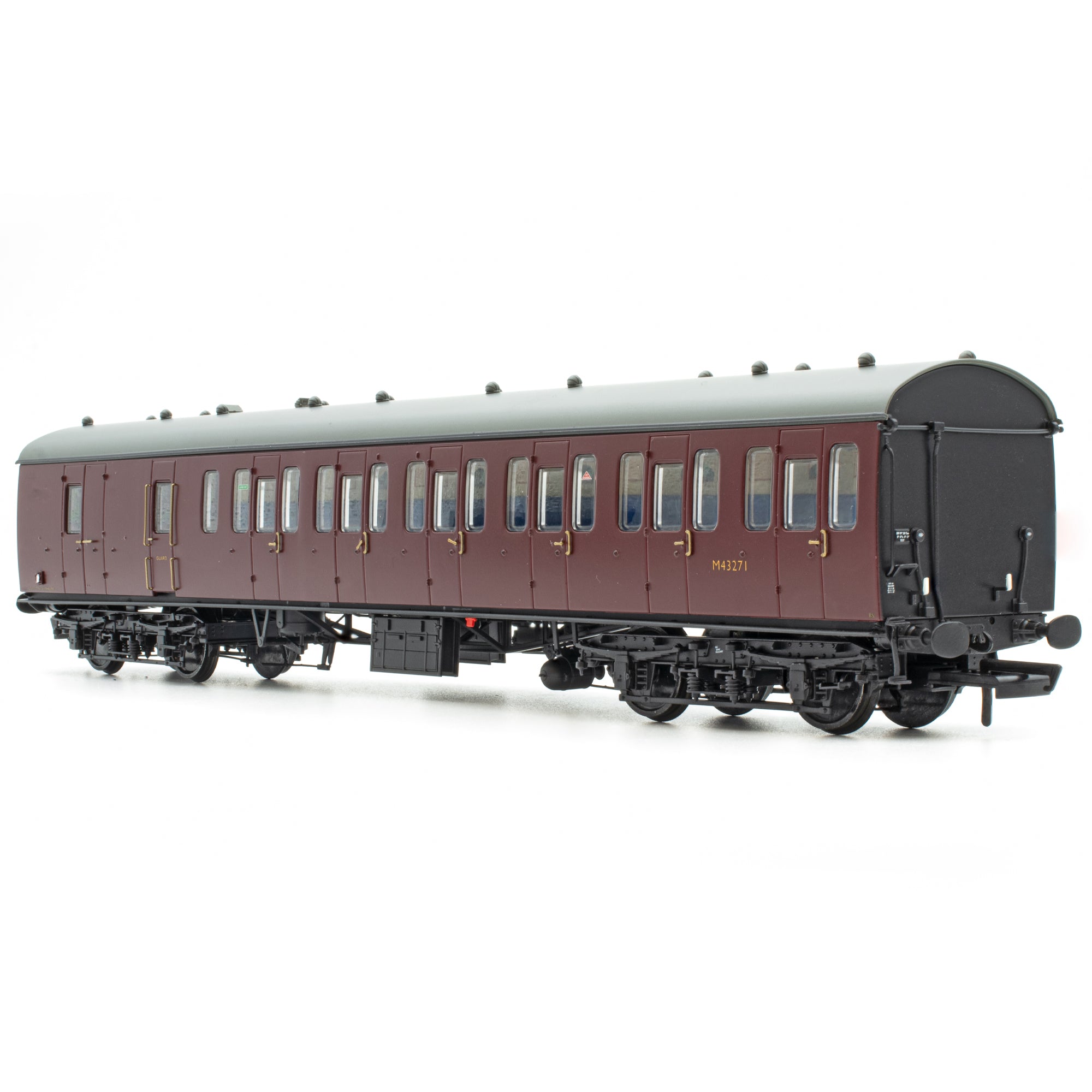 BR Mk1 57' Non-Gangway Coach - BS - Plain Maroon M43271