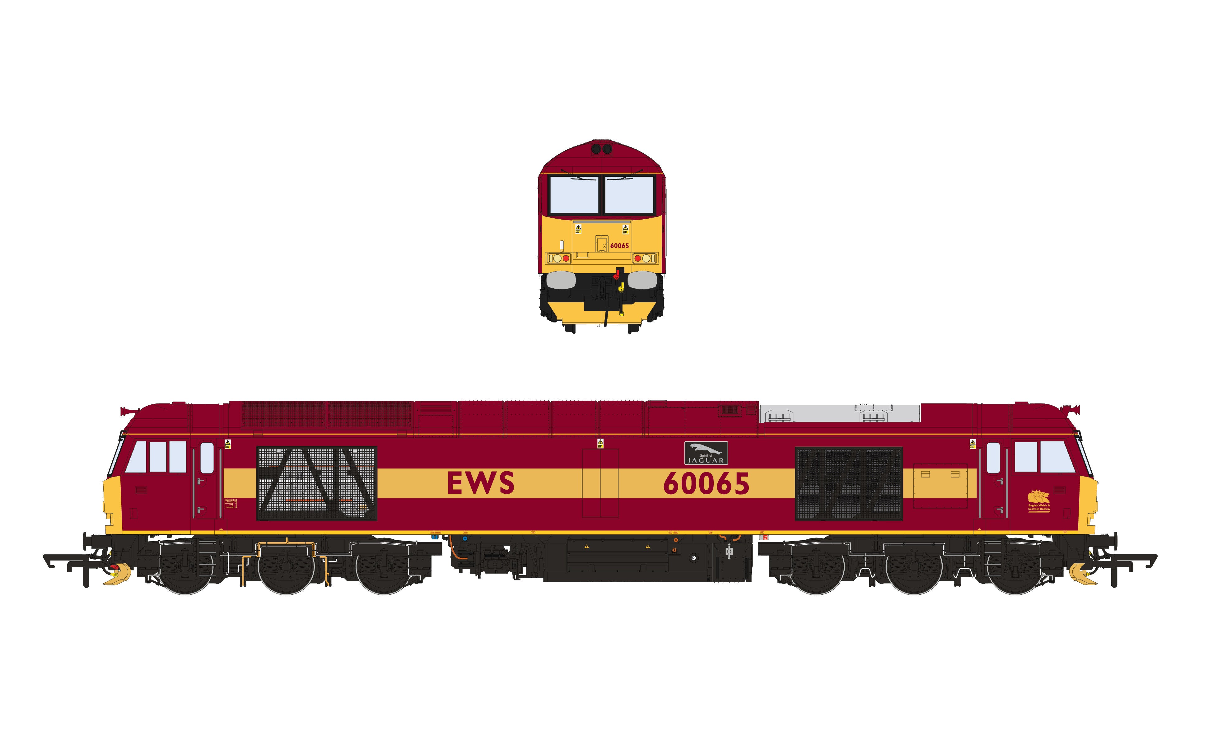 Class 60 - EWS Late - 60065 - DCC Sound Fitted – Accurascale