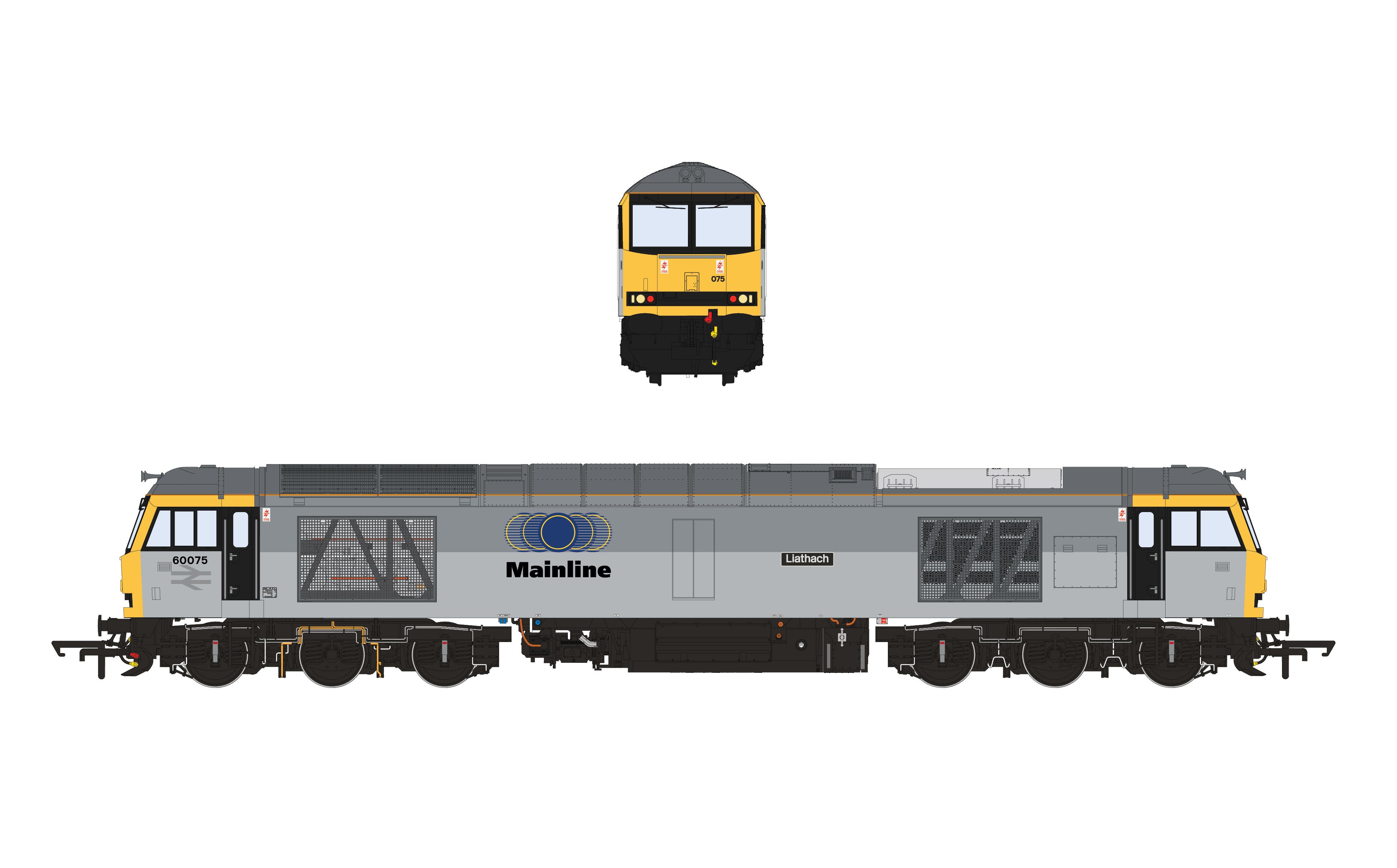Class 60 - Mainline Grey - 60075 – Accurascale