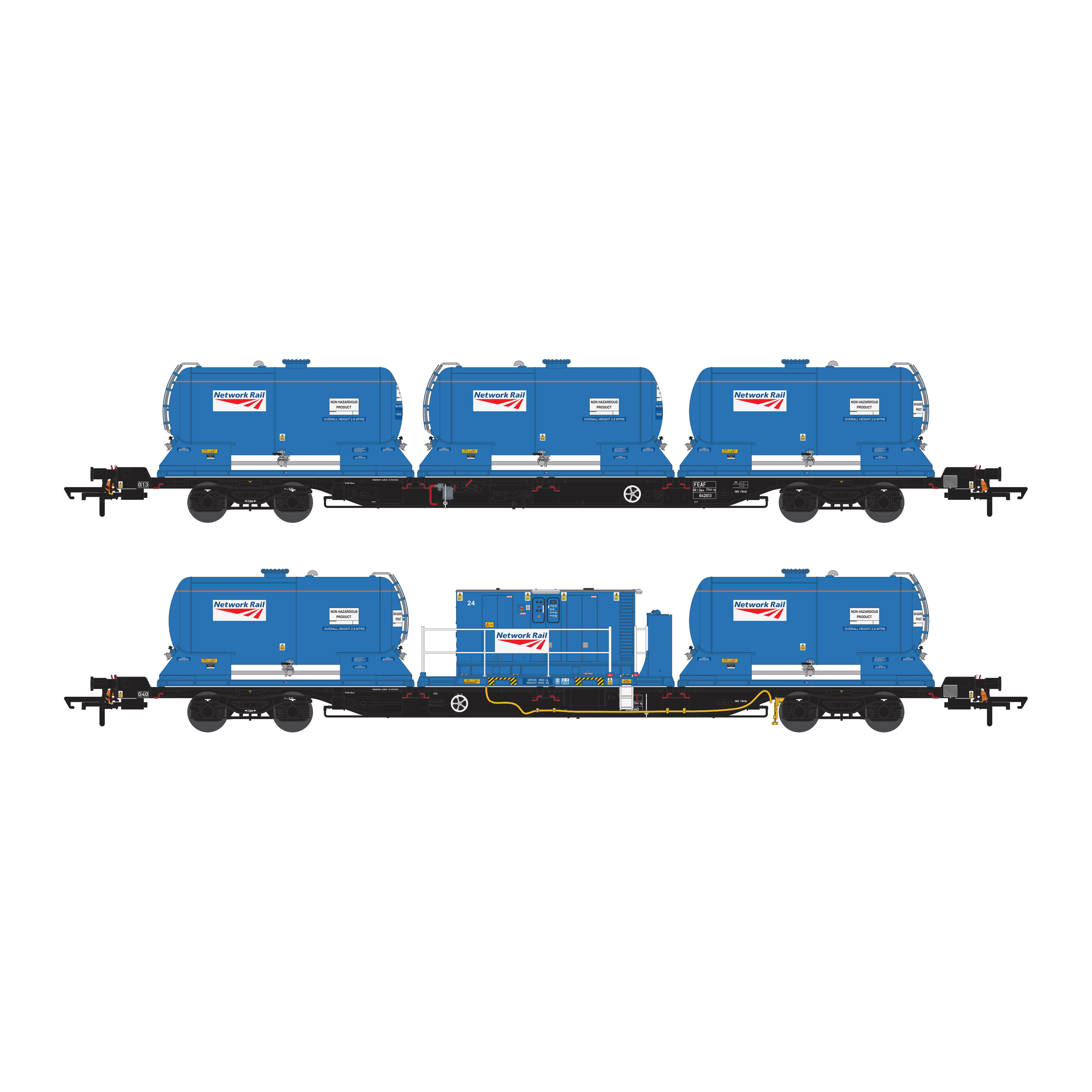 FEA-F Network Rail black RHTT - Twin Pack 3