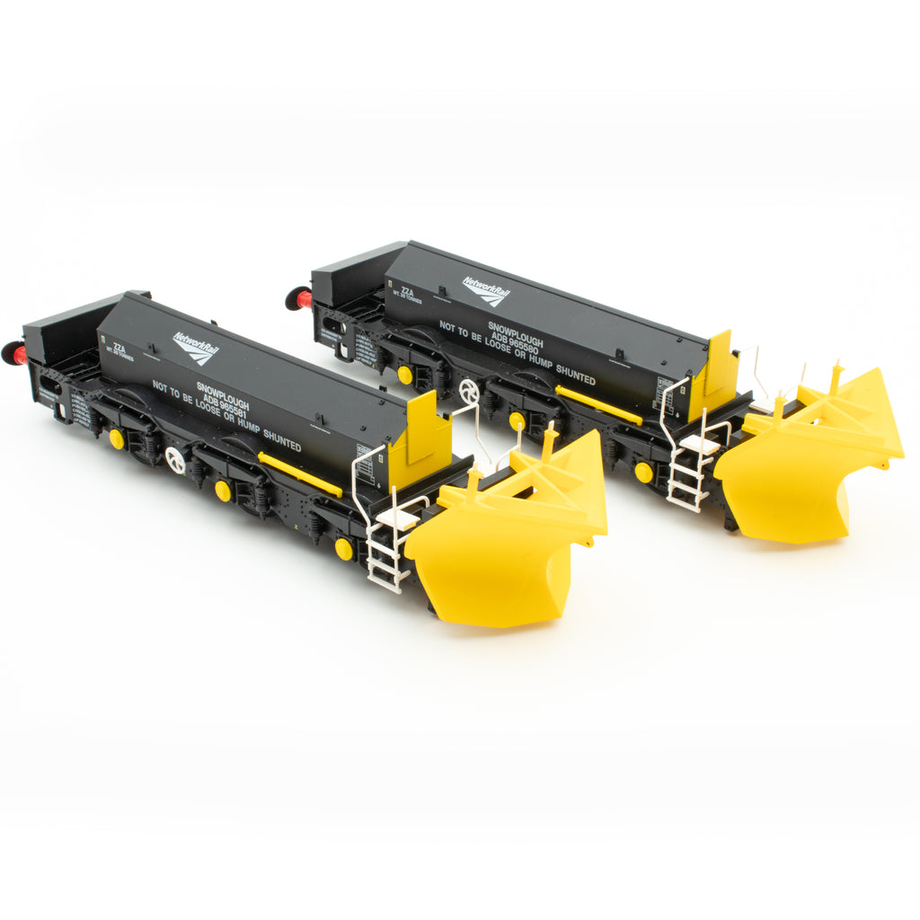 ACC3043 Beilhack Snowplough ZZA ADB966098/099 Network Rail (ex Class 45) Twin Pack main image 0