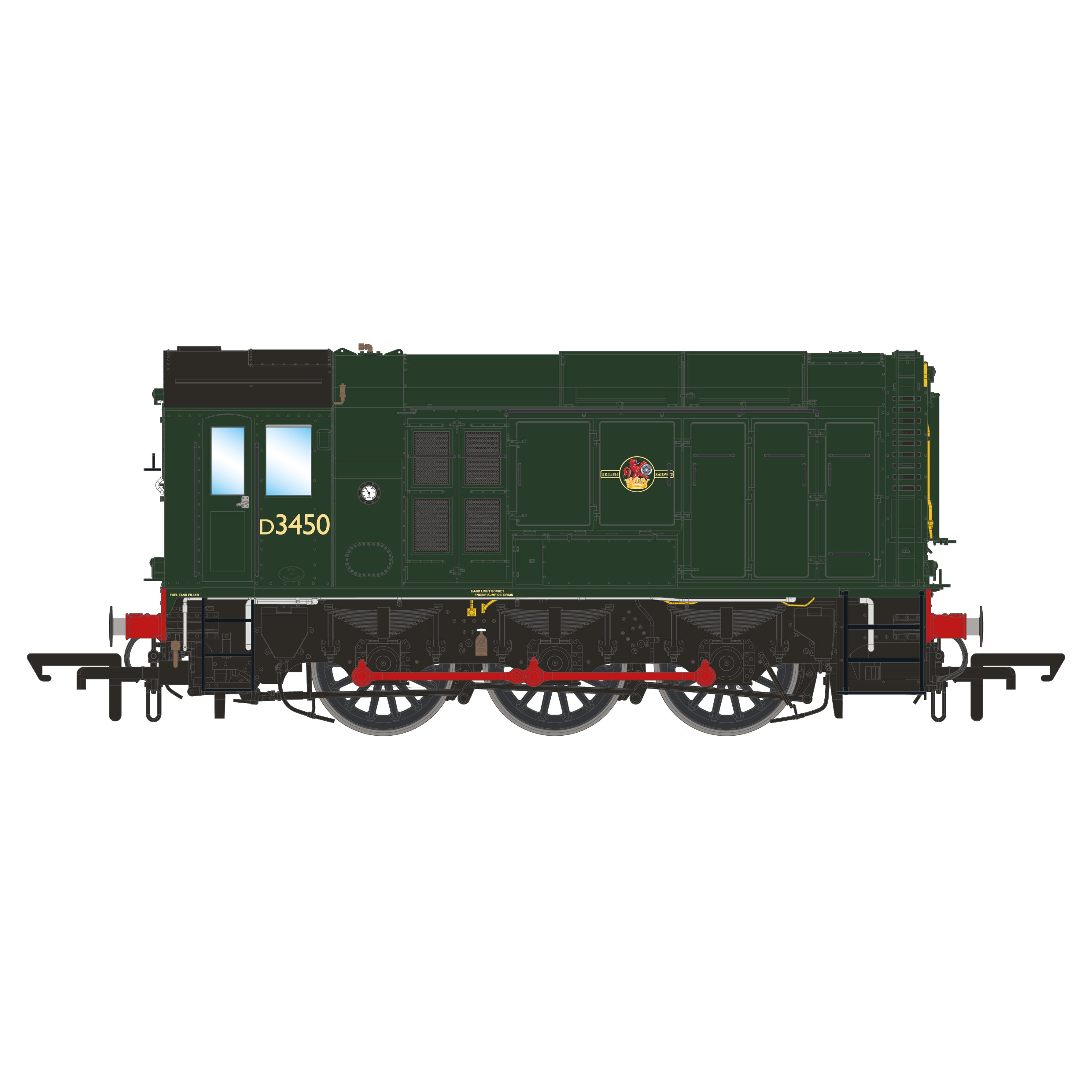 BR Class 10 - BR Green - D3450