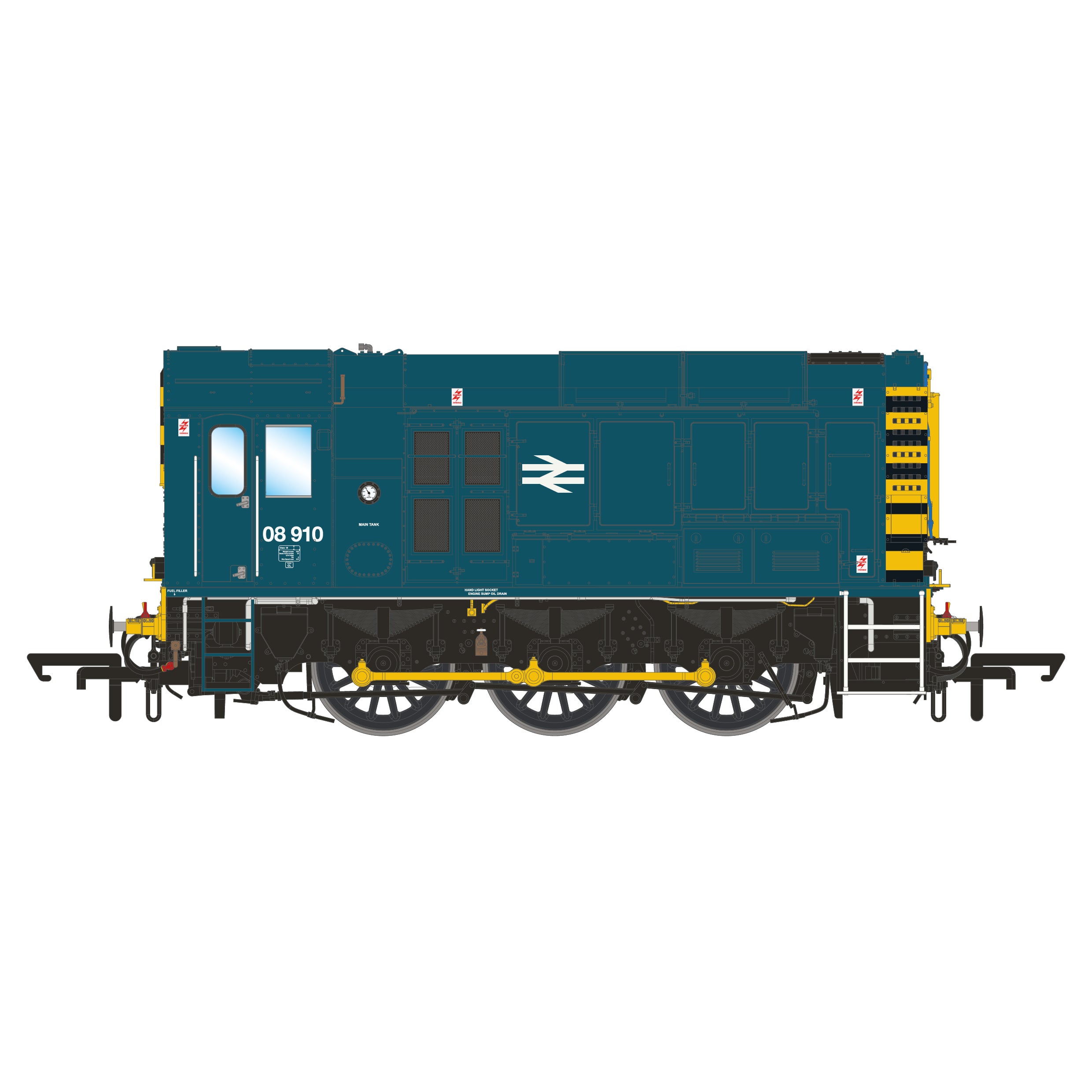 BR Class 08 - BR Blue - 08910 – Accurascale