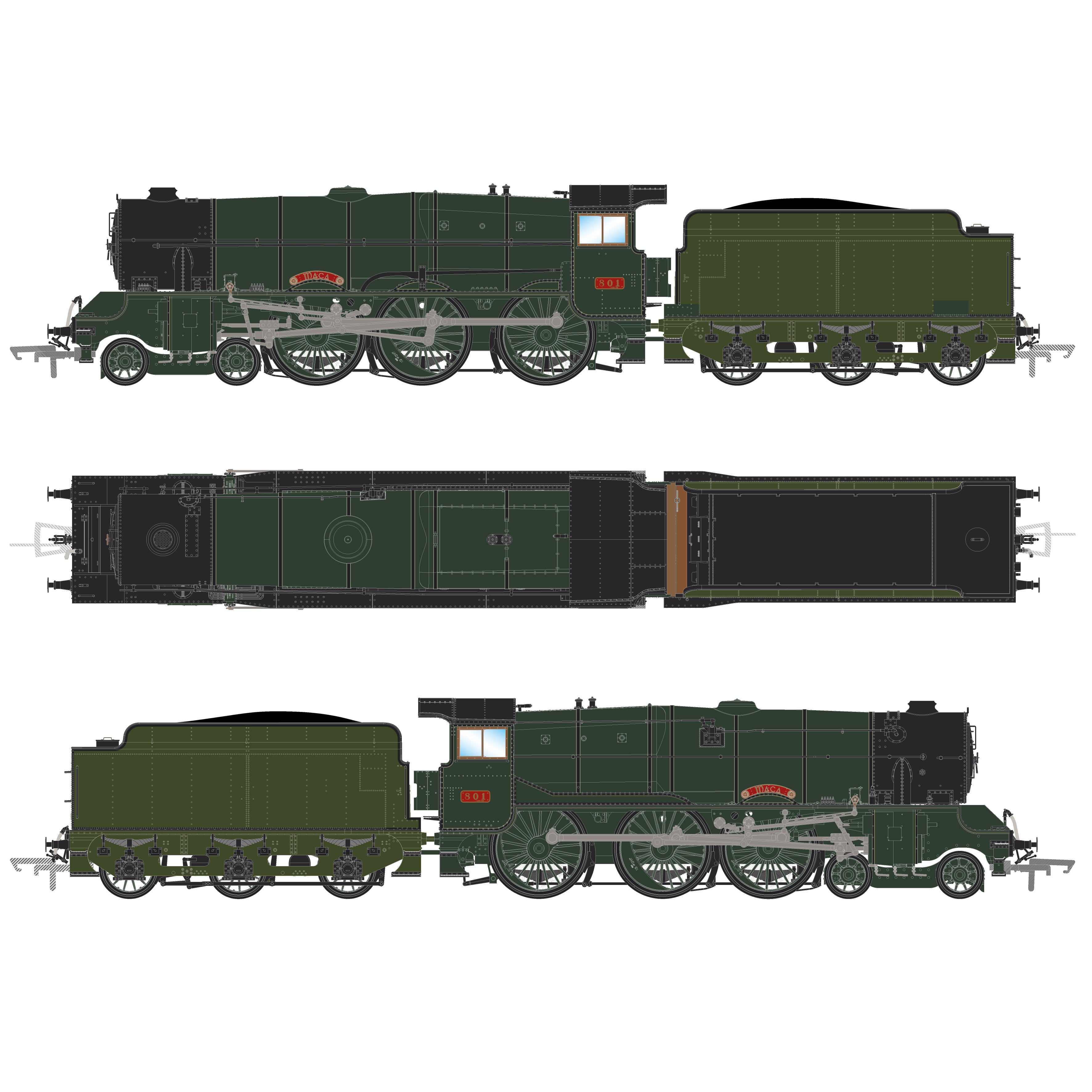 GSR800 - 801 Maca - CIE Green - Fuaim DCC