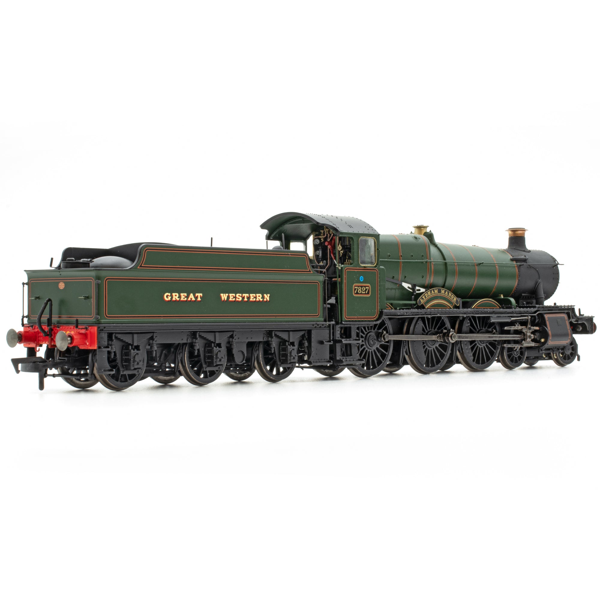 GWR Manor - 7827 Lydham Manor GWR lined green as preserved - DCC
