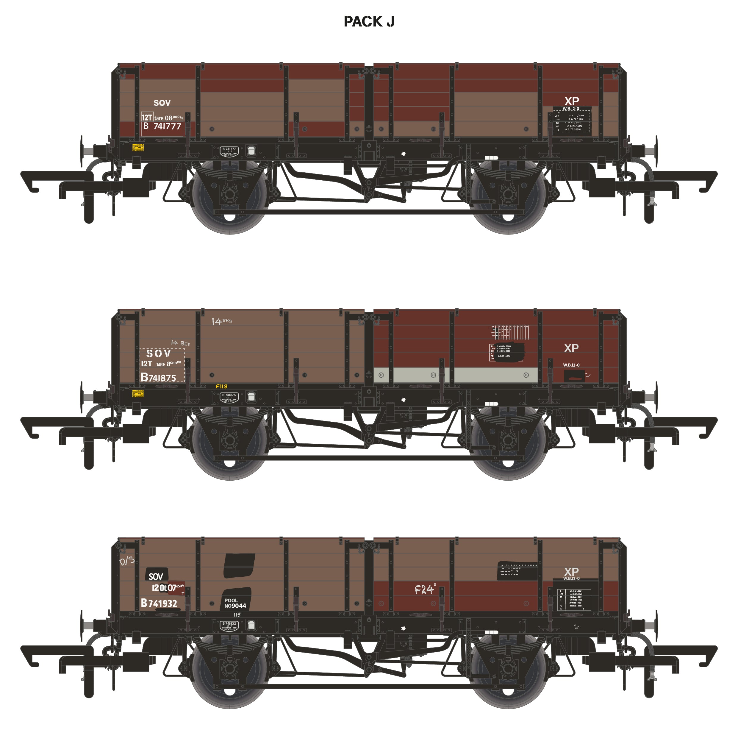 SOV - SOV Worn Bauxite - Triple Pack J – Accurascale