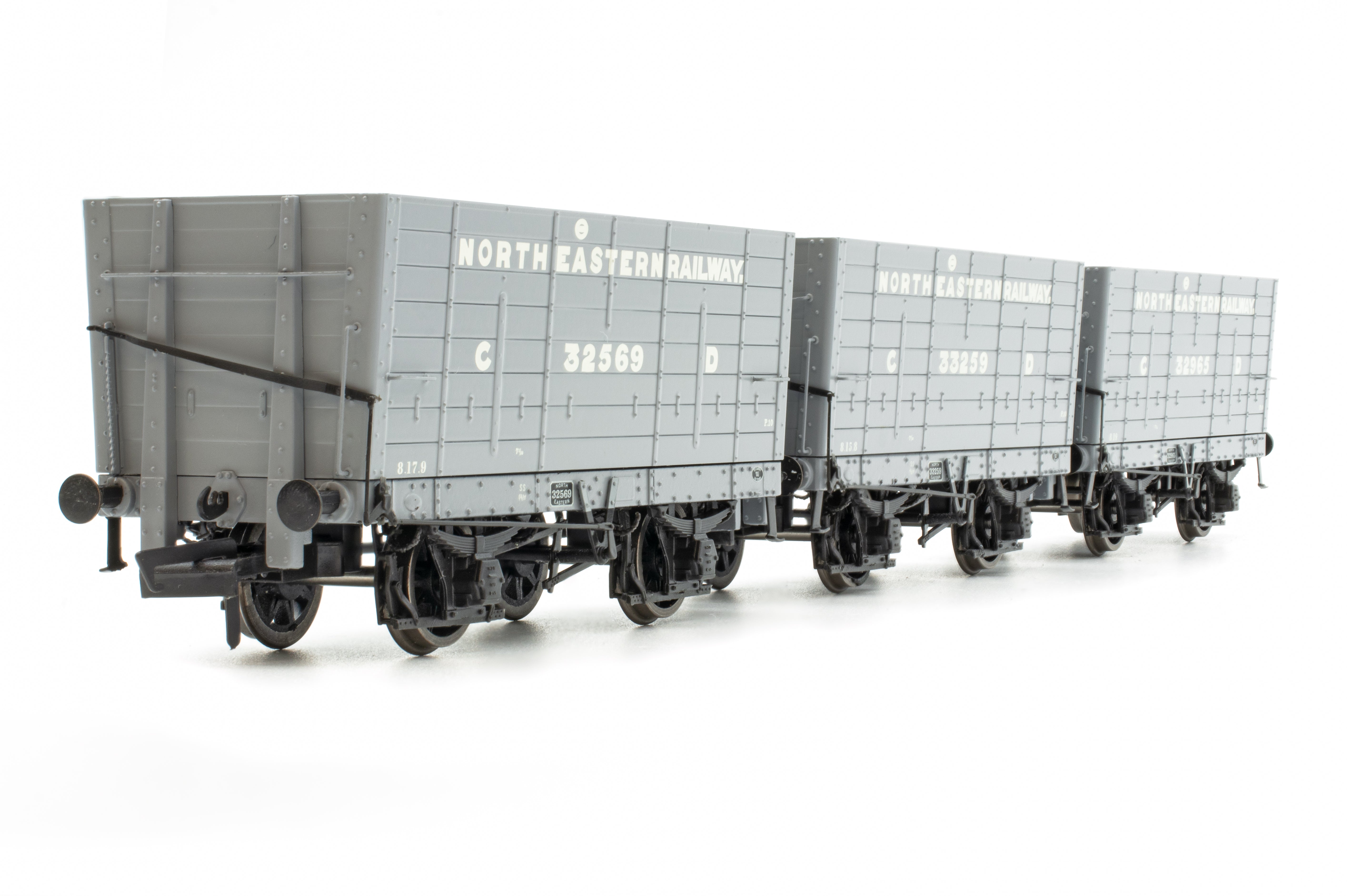 P7 Hopper - LNER Grey - Triple Pack