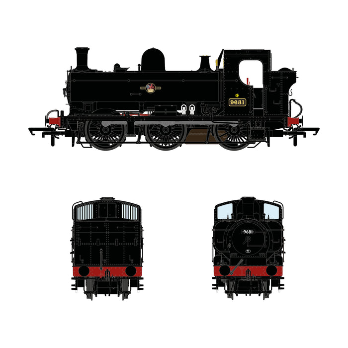 8750 Class  - 9681 - Late Crest Black - DCC Sound Fitted