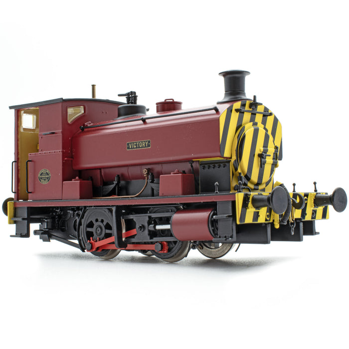 Andrew Barclay 0-4-0ST 14" 2201 'Victory' in plain maroon with wasp stripes