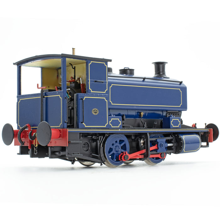 Andrew Barclay 0-4-0ST 16" in lined dark blue - unnumbered