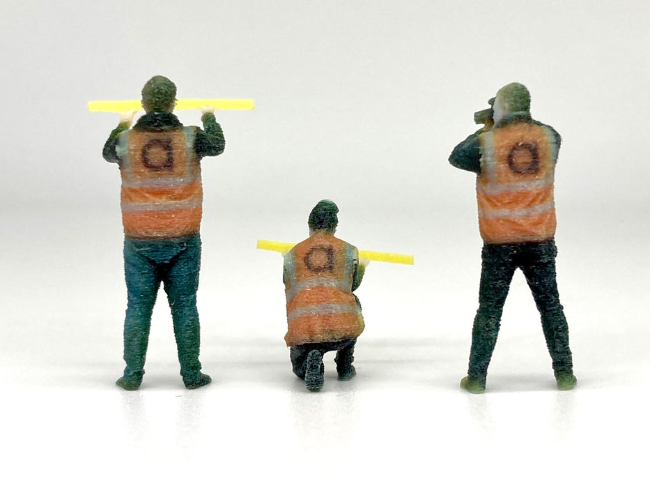 Accurascale Research Team - Three Figure Pack - OO (1/76th) Scale