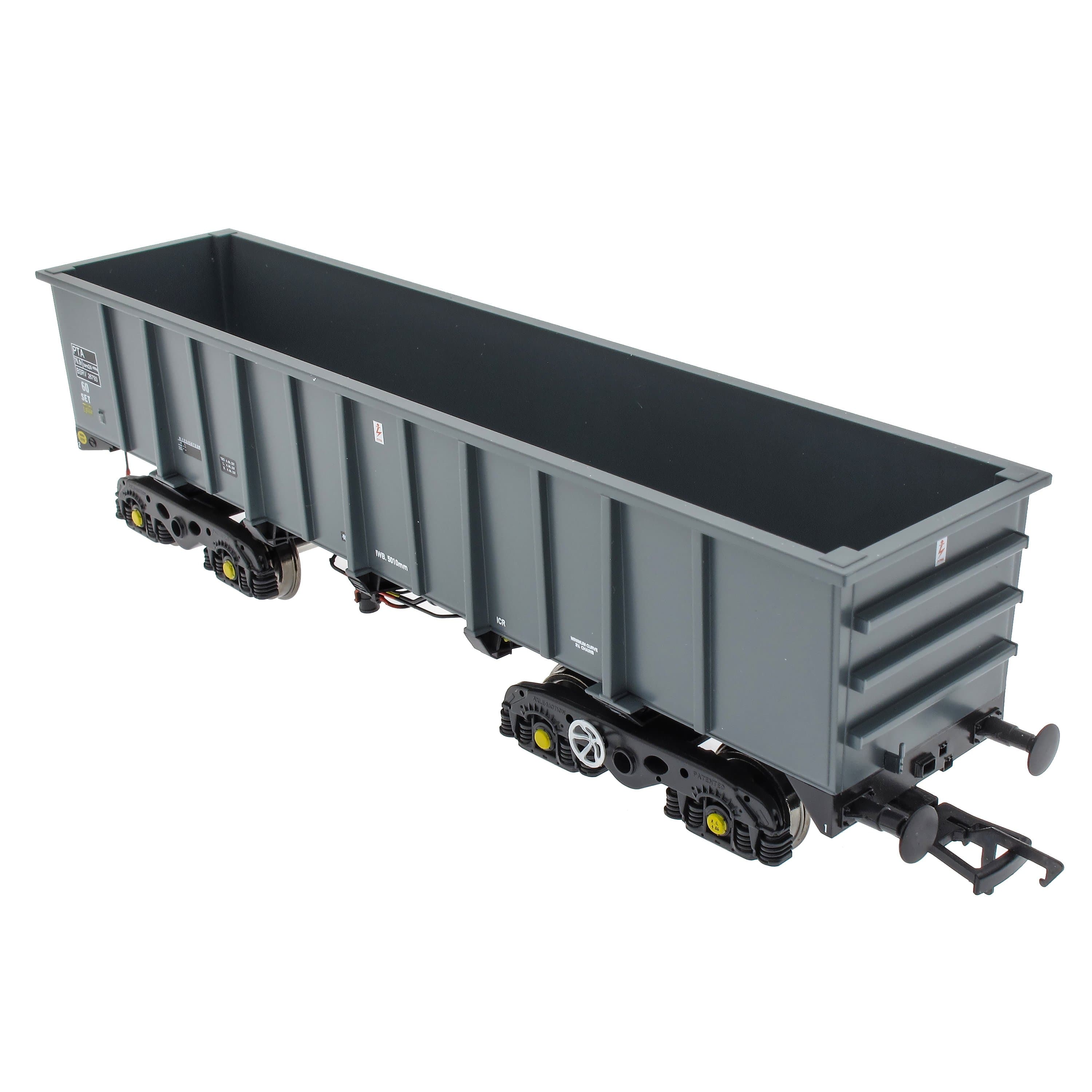 Pecyn PTA/JTA+JUA Bogie Tippler - Dur Prydeinig Llwyd ac Oren (Allan)