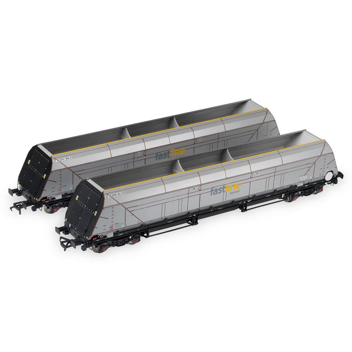 HYA Bogie Hopper Wagon - Fastline Freight - Twin Pack 1