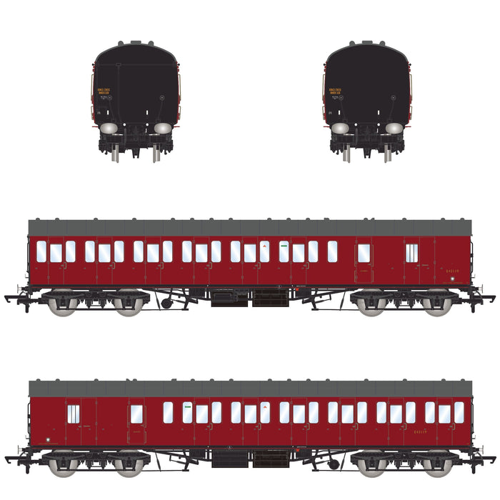 BR Mk1 57' Non-Gangway Coach - BT - BR Carmine Red: E43119