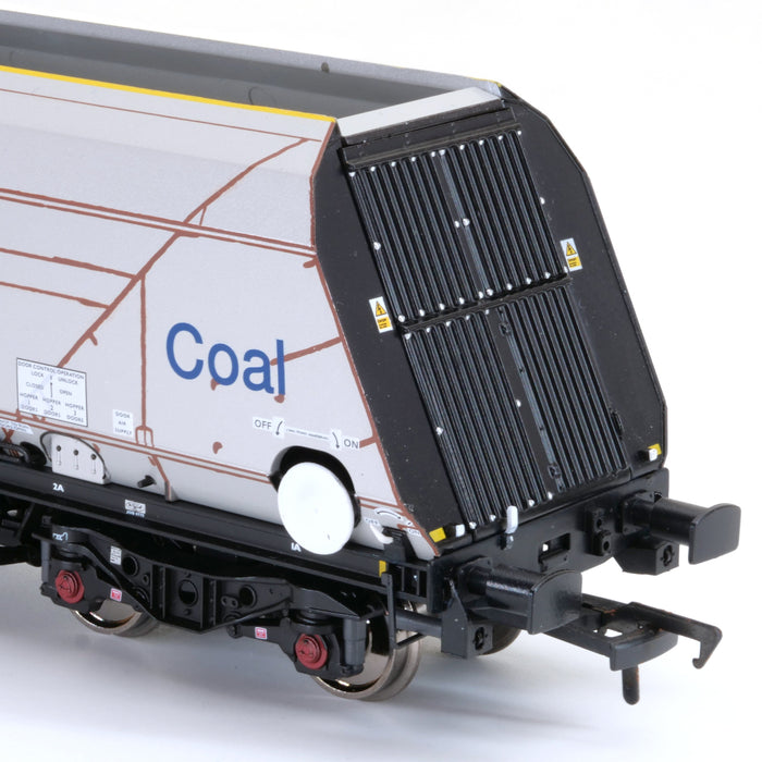 HYA Bogie Hopper Wagon - GBRf Coal Branding - Pack 3