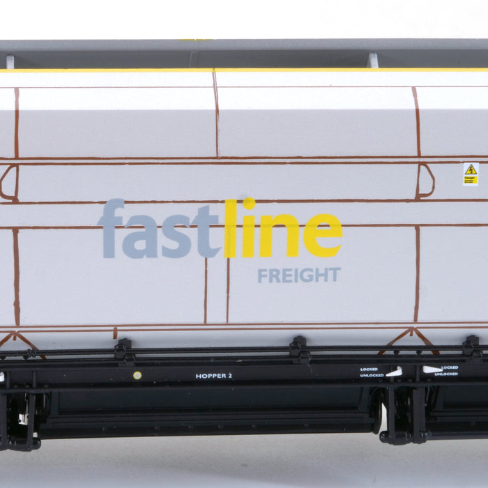 HYA Bogie Hopper Wagon - Fastline Freight / GE - Twin Pack 3