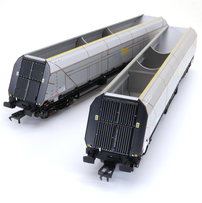 HYA Bogie Hopper Wagon - Fastline Freight / GE - Twin Pack 2